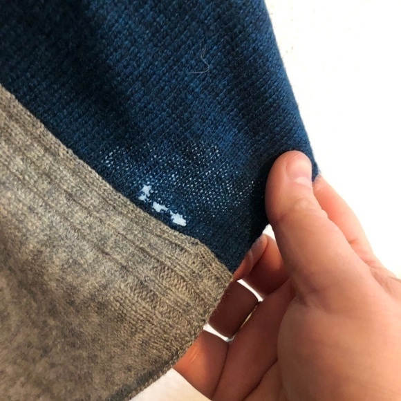 Nwt Gray and Teal Celeste Poncho - Picture 2 of 7